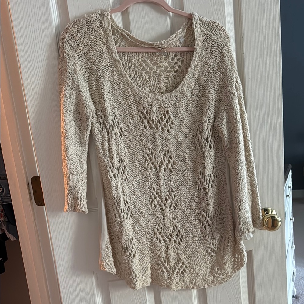 Cream Knit Sweater